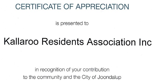 What is the Kallaroo Residents Association &amp; Why Bother with having an Association?